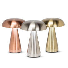 Load image into Gallery viewer, LED Metallic Mushroom Table Light
