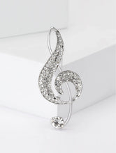 Load image into Gallery viewer, Treble Clef Brooch
