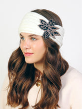 Load image into Gallery viewer, Rhinestone embellished Knit Headband
