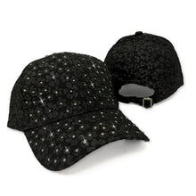 Load image into Gallery viewer, Crystal studded ballcaps
