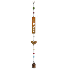 Load image into Gallery viewer, Iron Bell Chimes - "Peace" or "Love"
